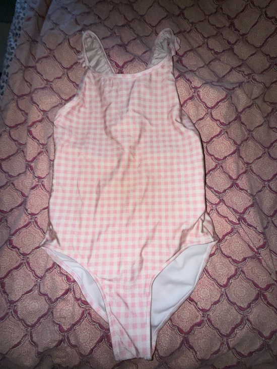 Polo Ralph Lauren Other - Polo Ralph lauren girls one piece swimsuit size 12 pink white gingham
